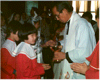 baptized in Catholic church..